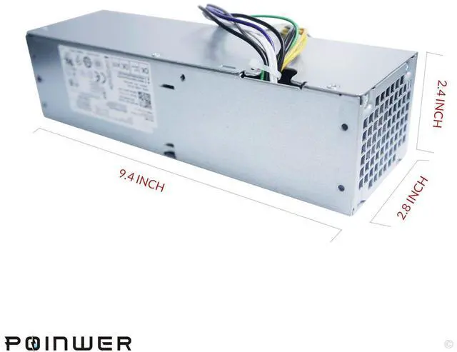 Alt view image 2 of 5 - NT1XP YH9D7 255W Power Supply for Dell Optiplex 3020 7020 9020 Precision T1700 Small Form Factor (SFF) Systems R7PPW 3XRJ0 V9MVK FP16X T4GWM M9GW7 FN3MN H255ES-00 D255AS-00 D255E001L F255ES-00