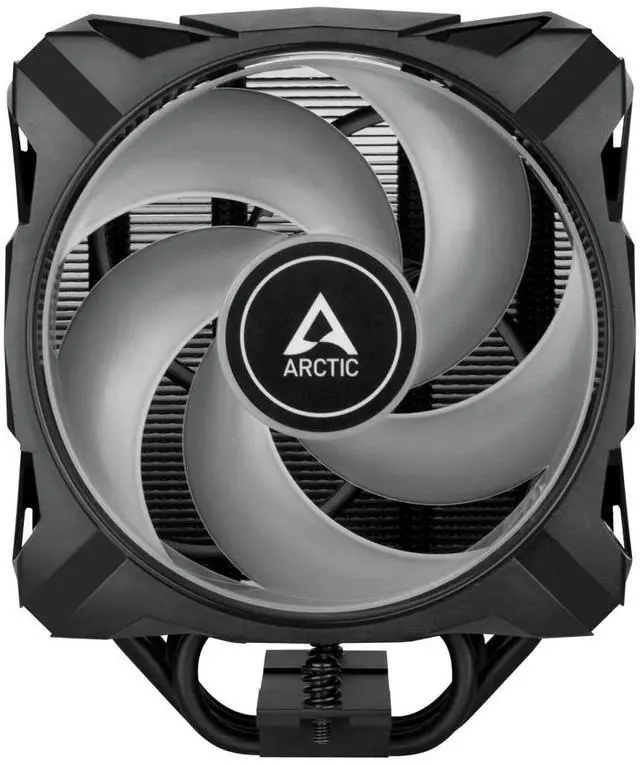 Alt view image 2 of 5 - ARCTIC Freezer A35 A-RGB - Single Tower CPU Cooler with A-RGB, AMD Specific, Pressure Optimized 120 mm P-Fan, 2001700 RPM, 4 Heat Pipes, incl. MX-5 Thermal Paste - Black
