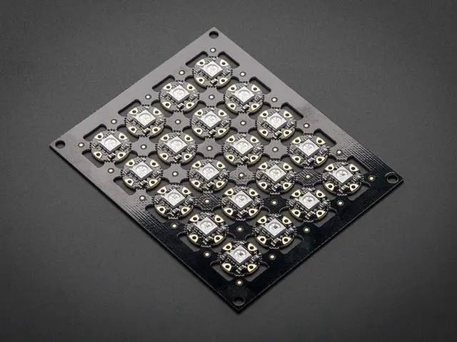 Main image of Adafruit Flora RGB Smart NeoPixel Version 2 - Sheet of 20