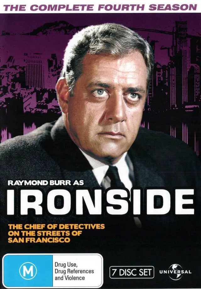Main image of Ironside (Complete Season 4) - 7-DVD Box Set ( Ironside - Season Four (The Raymond Burr Show) ) [ NON-USA FORMAT, PAL, Reg.4 Import - Australia ]