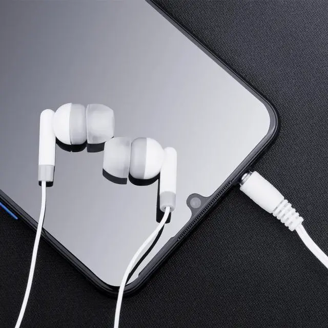 Alt view image 5 of 5 - Wjjitan Bulk Earbuds 100 Pack, White Basic in-Ear Earbuds, Wholesale Disposable Headphones for Class, Students, Schools, Kids, Classrooms, Wired Earphones Bundle