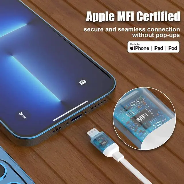 Alt view image 2 of 5 - Lightning Headphones ADPROTECH Wired Earbuds Wood MFi Certified Earphones in-Ear Magnetic Headset with Microphone and Volume Controller Compatible iPhone 14 13 12 11 Pro Max iPhone XS Max XR Rose Gold