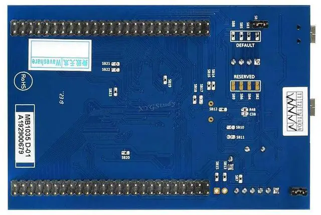 Alt view image 2 of 5 - XYG-ST STM32F3DISCOVERY ST STM32F303VCT6 STM32 F3 ARM Cortex-M4 MCU Discovery Evaluation Development Board kit with USB, ST-LINK/V2 debugger, Accelerometer, Gyroscope, E-compass, LEDs, Pushbuttons