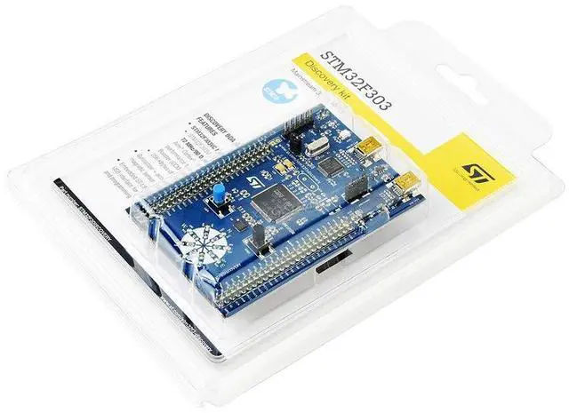 Alt view image 4 of 5 - XYG-ST STM32F3DISCOVERY ST STM32F303VCT6 STM32 F3 ARM Cortex-M4 MCU Discovery Evaluation Development Board kit with USB, ST-LINK/V2 debugger, Accelerometer, Gyroscope, E-compass, LEDs, Pushbuttons