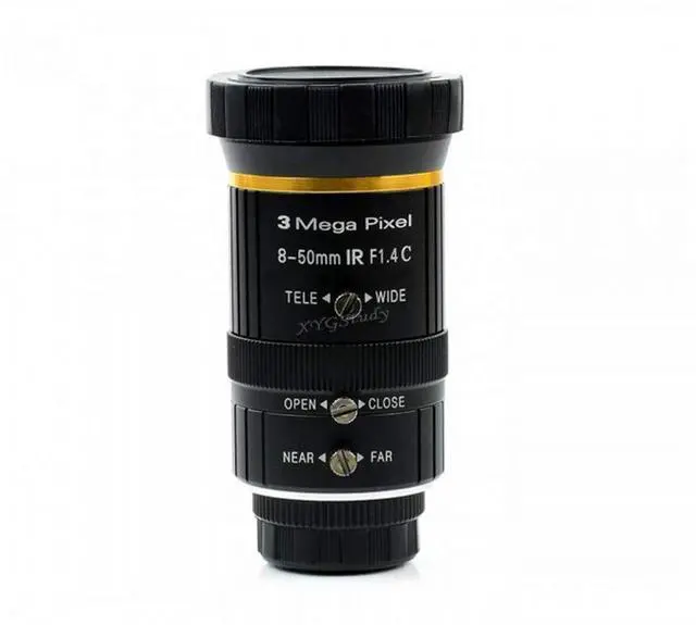 Alt view image 2 of 5 - Adjustable Focal Length Industrial 8-50mm C-Mount Zoom Lens for Raspberry Pi HQ Camera, Flexible Zoom in/Out Angle of View for Pi 4 3 B B+ Zero @XYGStudy