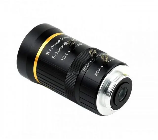 Alt view image 3 of 5 - Adjustable Focal Length Industrial 8-50mm C-Mount Zoom Lens for Raspberry Pi HQ Camera, Flexible Zoom in/Out Angle of View for Pi 4 3 B B+ Zero @XYGStudy