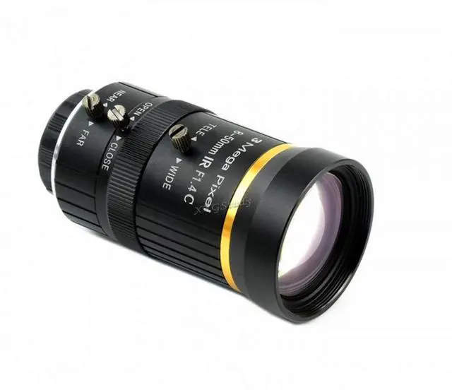 Alt view image 4 of 5 - Adjustable Focal Length Industrial 8-50mm C-Mount Zoom Lens for Raspberry Pi HQ Camera, Flexible Zoom in/Out Angle of View for Pi 4 3 B B+ Zero @XYGStudy