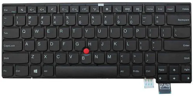 Main image of US Layout Replacement Keyboard for Lenovo ThinkPad T460s T470s (Not Fit T460 T460p T470 T470p) Laptop No Backlight