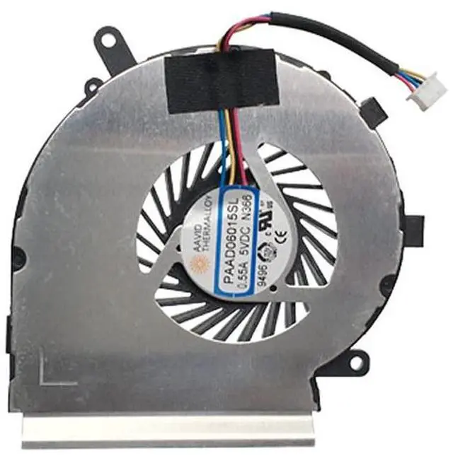 Alt view image 2 of 5 - Replacement Fan for MSI GE62VR GP62VR GP62MVR 6RF 7RF CPU & Gpu Cooling Fan PAAD06015SL N366 N371