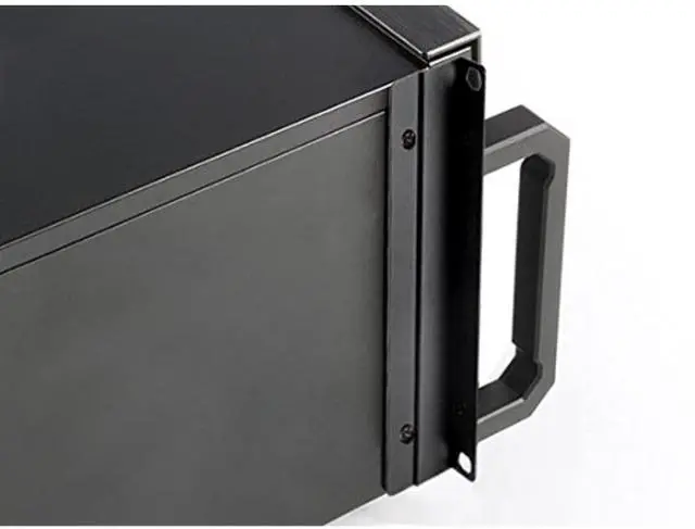 Alt view image 2 of 4 - Silverstone Tek Rackmount Ear Kit for HTPC/Desktop Cases RA02B (Black)