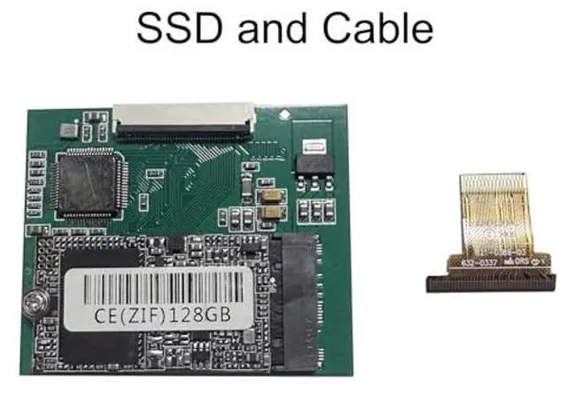 Alt view image 3 of 5 - SELLTOONE 128GB SSD for iPod Classic 6th 7th iPod Video 5Gen 5.5th Replace HS081HA MK8010GAH MK8022GAA MK1634GAL MK1231GAL ZIF CE Solid State Drive (128GB)