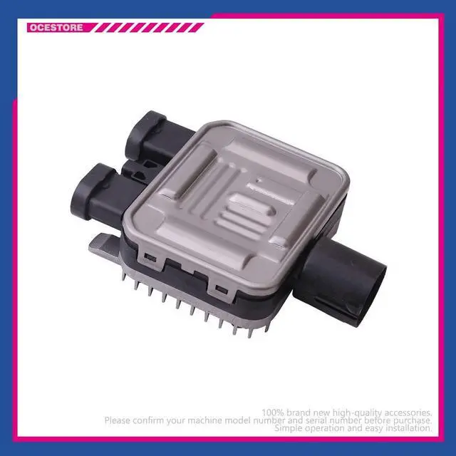 Alt view image 3 of 5 - Ocestore AJ51-15-15YA Cooling Fan Unit Control Module 7T438C609BA Compatible with S60 S80 V70 XC70 XC60 7G919A819AA Cooling Fan Module 940004300