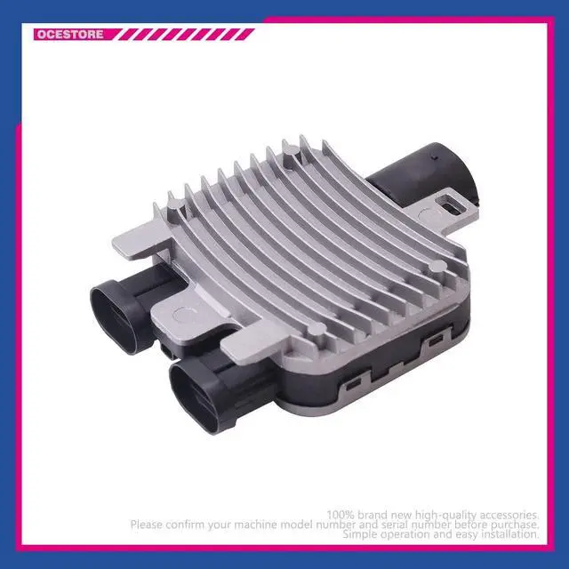 Alt view image 5 of 5 - Ocestore AJ51-15-15YA Cooling Fan Unit Control Module 7T438C609BA Compatible with S60 S80 V70 XC70 XC60 7G919A819AA Cooling Fan Module 940004300