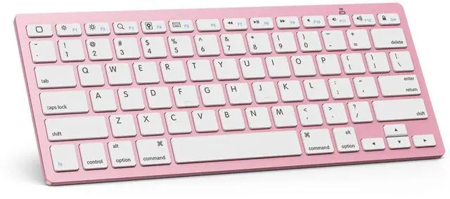 Main image of OMOTON Bluetooth Keyboard Compatible with iPad 10th Generation, iPad 10.2 (9th/8th/7th), iPad Pro 13/12.9/11 inch, iPad Air/Mini and More Bluetooth Enabled Devices, Rose Gold