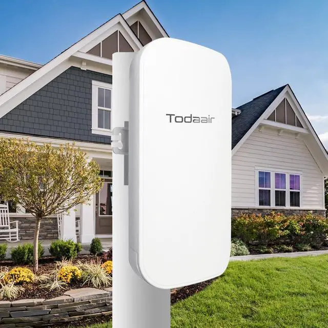 Alt view image 2 of 5 - Outdoor WiFi ExtenderBooster Signal RepeaterDual BandAC 1200 MbpsWeatherproofPoE Ethernet PortCoverage Radius 250 ft65 Devices