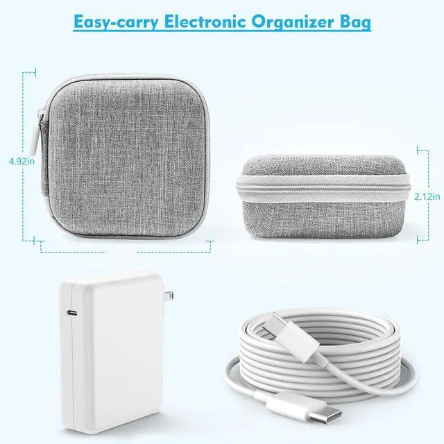 Alt view image 5 of 5 - Macbook Pro Charge,140w Fast Mac book Air/Pro Charger With 6FT Fast Charger USB C to C Cable Cord For Apple MacBook Pro/MacBook Air 16 15 14 13 Inch,M1 M2 M3,iPad Pro,Samsung Galaxy & All USB C Device
