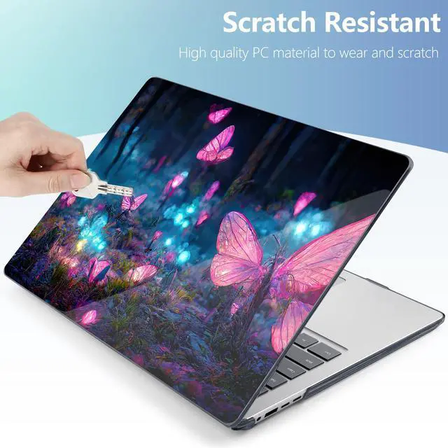 Alt view image 3 of 5 - MEEgoodo Case for Microsoft Surface Laptop 13.8 inch Touchscreen 2024 (7th Edition),Clear Cover Fit Model 2036,Laptop Hard Shell with Keyboard & Webcam Cover & Screen Protector,Fantasy Forest