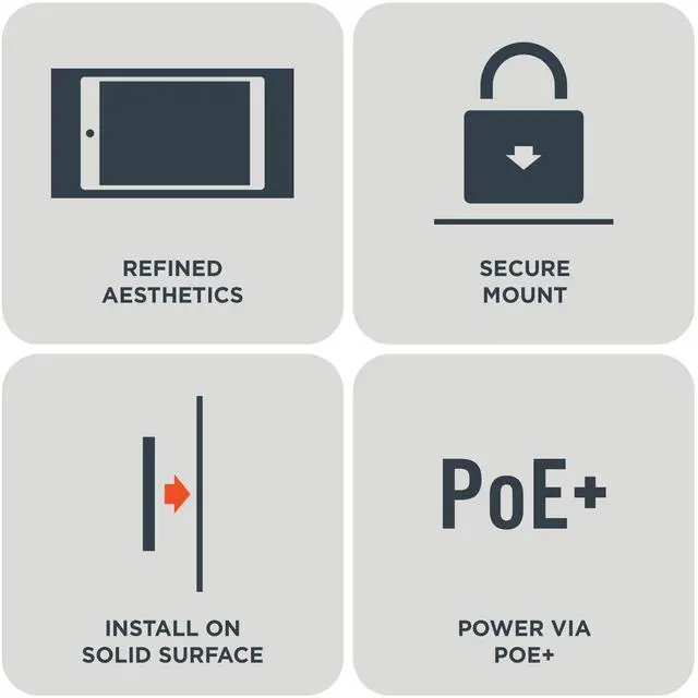 Alt view image 3 of 5 - iPort Surface Mount System - iPad Wall Mount for 11" Pro (3rd gen) and 10.9" Air (5th gen) - Black
