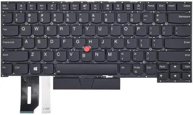 Main image of Replacement Keyboard for ThinkPad T480S T490 T495 E480 E490 E495 L380 L390 L480 L490 Series Laptop with Backlit US Layout