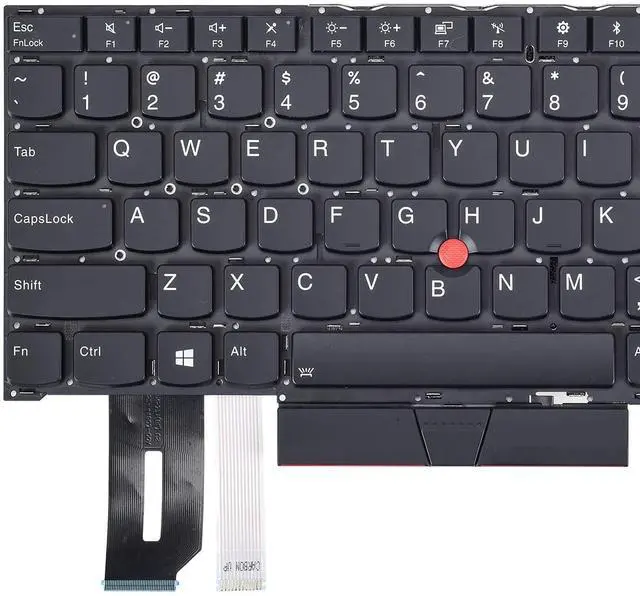 Alt view image 3 of 5 - Replacement Keyboard for ThinkPad T480S T490 T495 E480 E490 E495 L380 L390 L480 L490 Series Laptop with Backlit US Layout