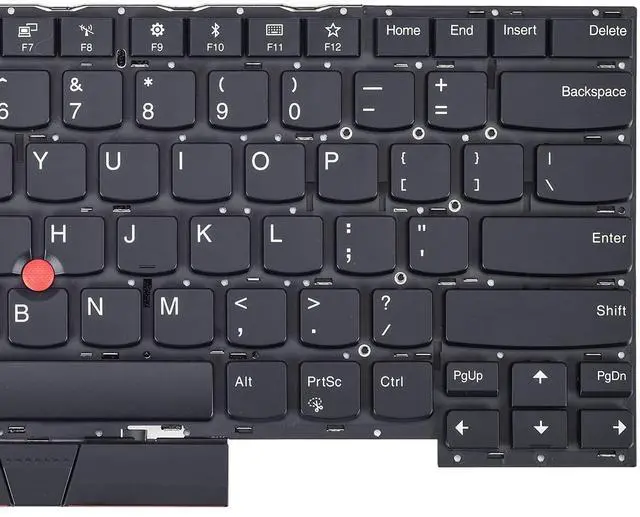 Alt view image 4 of 5 - Replacement Keyboard for ThinkPad T480S T490 T495 E480 E490 E495 L380 L390 L480 L490 Series Laptop with Backlit US Layout