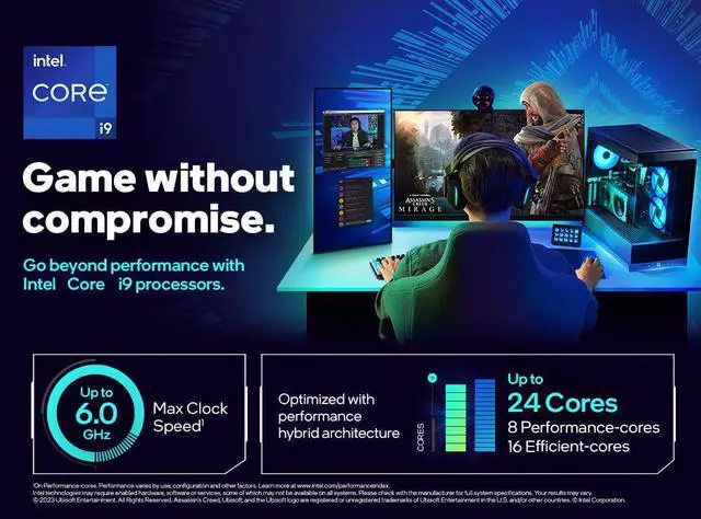 Alt view image 3 of 5 - MICRO CENTER CPU Motherboard Combo - Intel i9-14900K 14th Gen 24-Cores LGA 1700 Desktop Processor with ASUS Z790 Gaming WIFI7 Motherboard