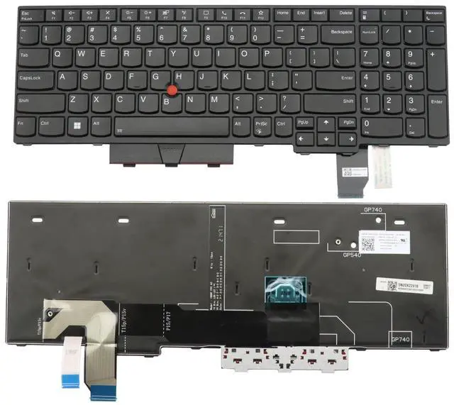 Main image of BestParts Backlit Laptop Keyboard Replacement for Lenovo ThinkPad T15p Gen 1 Gen 2 Gen 3, P15v Gen 1 Gen 2 Gen 3 US Layout with TrackPoint 5N20X22880 5N20X22916 5N20X22952