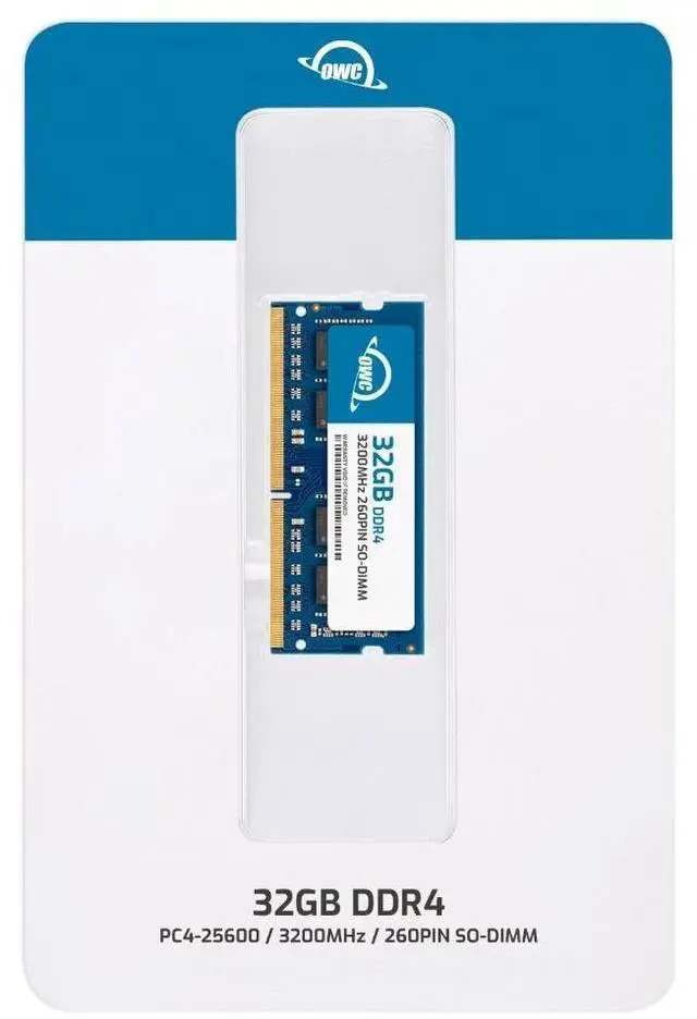 Alt view image 2 of 5 - OWC 32GB DDR4 3200MHz PC4-25600 CL22 1.2V 260pin Non-ECC SODIMM Memory RAM Compatible with HP EliteBook 840 G8 845 G7 845 G8 850 G8 855 G7