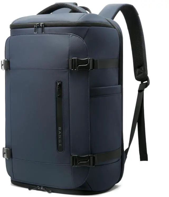 Main image of BANGE Travel Backpack with Shoe Compartment, 40L Large Capacity Back Pack, Men's Weekender Daypack Fits 17.3 Inch Laptop, Carry On Travel Backpack with Water Bottle Holder for Men and Women