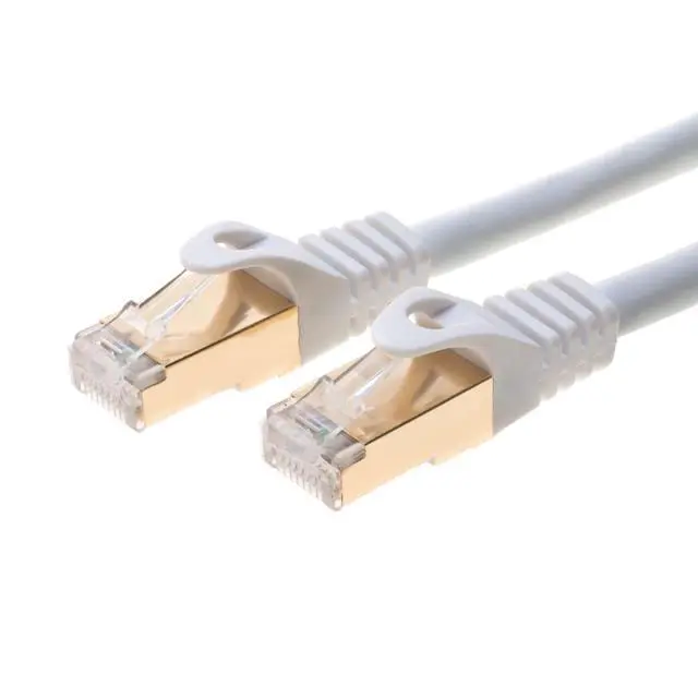 Alt view image 2 of 5 - Cables Direct Online 75FT S/FTP Cat7 Copper Network Ethernet Patch Cable, Internet Wire, Compatible with PC, Laptop, Modem, Router, TVs, Printer Cord, Consoles for Home and Office (75ft, White)