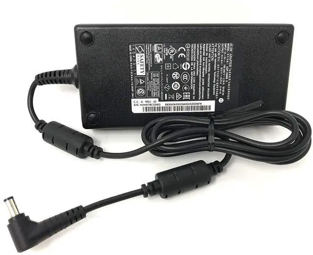 Alt view image 2 of 5 - AC Charger for MSI Laptop Charger 180W 150W 120W, GF65 GF63 GF62 GF72 GF75 GS65 GS66 GS63 GS73 GS40 GS43 GS75 GE72 GE60 GE70 GE62 GL62 GL72 MSI Gaming Laptop Power Supply Cord