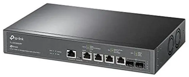 Alt view image 2 of 5 - TP-Link TL-SX3206HPP | 6 Port 10G L2+ Managed PoE Switch | 4 PoE++ Port @200W, 2 x 10G SFP+ Slots | PoE Recovery | Omada SDN Integrated | IPv6 & Static Routing | 5 Year Manufacturer Warranty