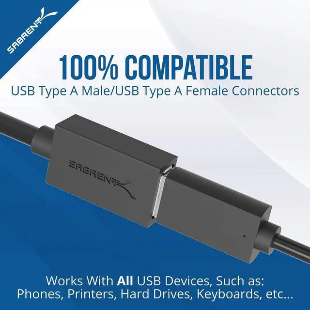 Alt view image 5 of 5 - USB 3.0 Extension Cable A Male to A Female [Black] 6 Feet+USB 3.0 to SSD/SATA/IDE 2.5/3.5/5.25-INCH Hard Drive Converter with UL Power Supply & LED Activity Lights