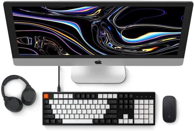 Alt view image 2 of 5 - Keychron C2 104 Keys Full Size Wired Mechanical Keyboard for Mac Windows, Hot-swappable Gateron Brown Switch RGB LED Backlit Double-Shot ABS Keycaps, USB-C Gaming Keyboard for Gamer/Typists/Office