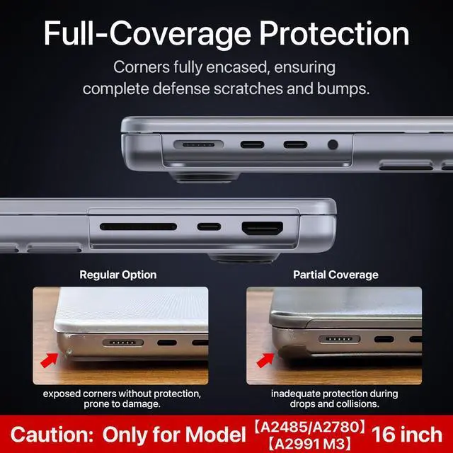 Alt view image 2 of 5 - Soonjet Compatible with MacBook Pro 16 inch Case & Keyboard Cover