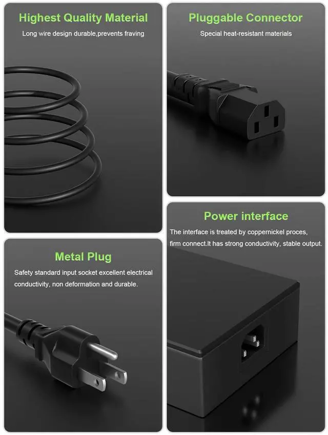 Alt view image 5 of 5 - 280W Charger for Asus ROG Strix G18 G17 G16 G15 G814 G713 G614 G513 SCAR 15 17 G733 G732 G533 G703 TUF A16 Flow X16 GV601 ProArt W730 Zephyrus Duo 15 16 S17 GX703 GU604 GX551 GX650 Laptop Power Supply