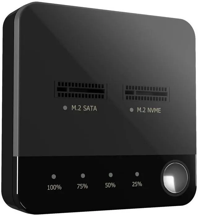 Main image of Docooler M.2 NVME/SATA Duplicator M.2 NVME/SATA SSD Cloner Dual-Bay Offline Clone Tool-Free M.2 SSD Enclosure M.2 USB C Adapter Write/Read with PC Plug and Play