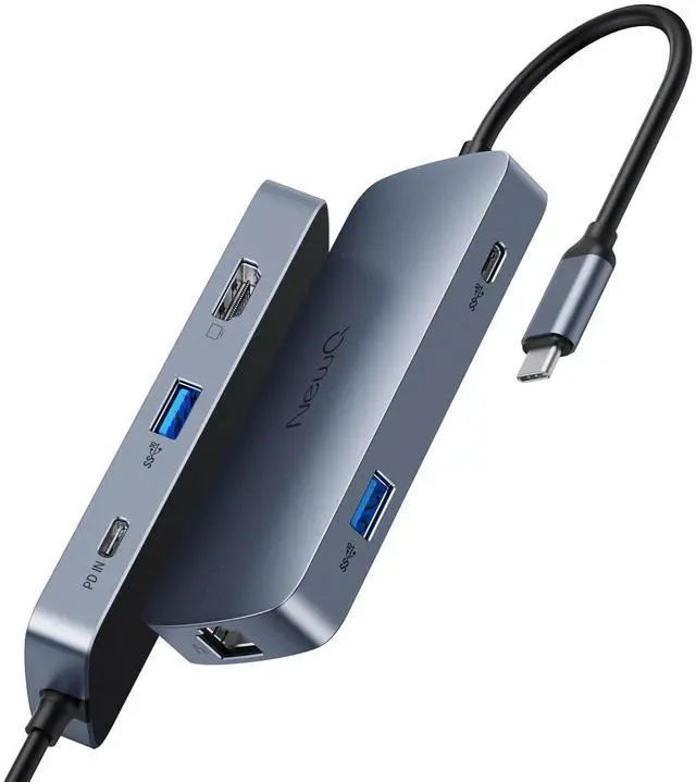 Main image of NewQ USB4 40Gbps Hub, 8K@60Hz 4K@120Hz HDMI 2.1 Dock, 2*USBA 3.2, USBC 3.2, Gigabit Ethernet, PD-in 100W, Compatible w/Thunderbolt 3/4/5, USB4.0 Docking Station for MacBook, Windows, Chromebook