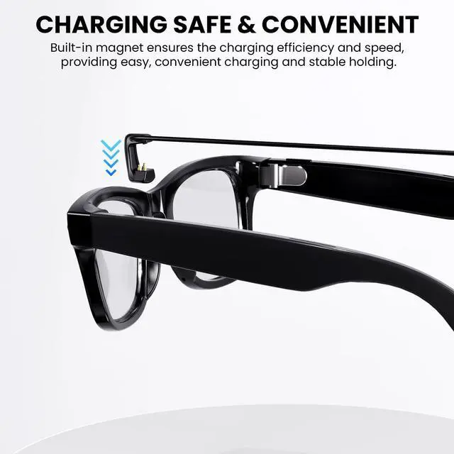 Alt view image 4 of 5 - tollkye 4.9FT Portable Extension Charging Cable Compatible with Ra.y-Ban Me.ta Wayfarer/Skyler/Headliner Smart Glasses Charger Case, for Ra.y-Ban Meta Charger Accessories