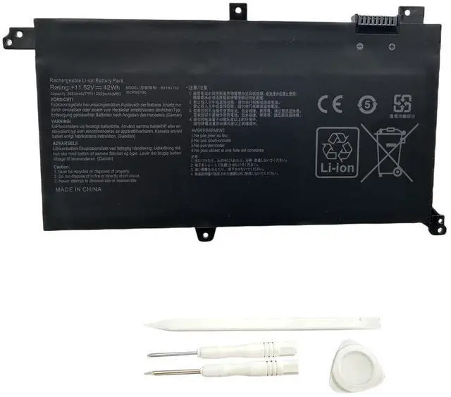 Main image of HCSK B31N1732 Laptop Battery Replacement for Asus VivoBook S14 S430FA S430FN K430FN K430UF R430FA R430FN S4300UF V430UF F571GD FX571GT S430UF S430UN X430UF X430UN K430FA K430FN K430UF R430FA R430FN