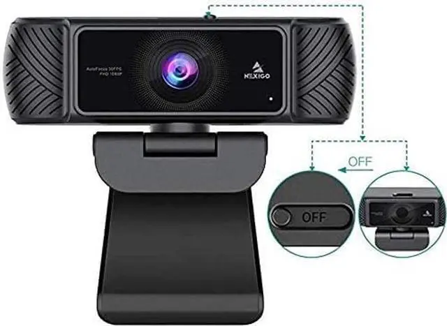 Alt view image 2 of 5 - NexiGo 1080P Autofocus Webcam Kits, N680 FHD USB Web Camera with Software Control and Privacy Cover, Upgraded Video Conference Lighting, Extendable Tripod Stand, for Zoom/Skype/Teams