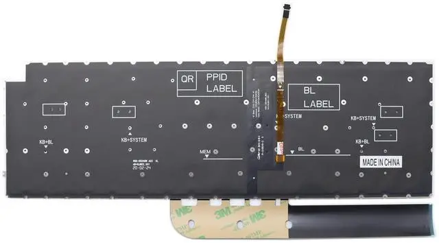 Alt view image 2 of 2 - New Replacement Keyboard Compatible with Dell Inspiron 15 3511 3515 15 5510 5515 7510 16 7610 Latitude 3520 3530 3540 Vostro 3510 3520 5510 5515 7510 7620 US with Backlit