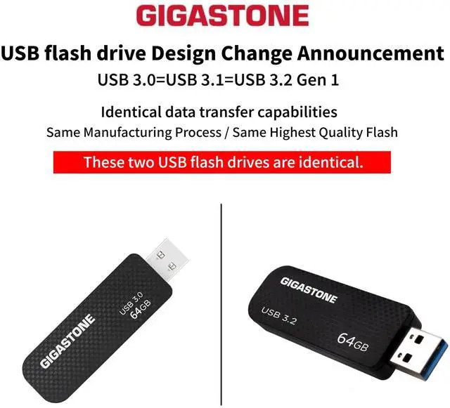 Alt view image 2 of 5 - GIGASTONE 64GB Flash Drive (10 Pack) Z30 USB 3.2 Gen 1, 80MB/s Ultra Fast, Keychain Loop, Carbon Fiber Style, Push-Pull Design, Data Storage, Backup for PC/Mac/TV/Car, USB 2.0/3.0/3.1 Compatible