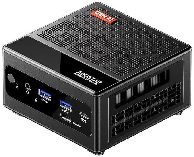 Main image of AOOSTAR GEM10 3*M.2 NVME Slots Mini PC AMD Ryzen 7 6800H Mini Gaming with PC 32GB LPDDR5 6400MHz RAM NO SSD AMD Radeon 680M Mini ComputerOCULINK Port, Dual 2.5G LAN Ports
