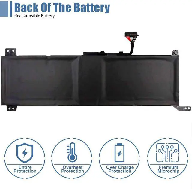 Alt view image 4 of 5 - VANPIR L19C4PC0 Laptop Battery Replacement for Lenovo Legion 5-15IMH05 5-15ARH05 Legion 5P-15IMH05 Series L19M4PC0 5B10W86196 L19M4PC1 5B10W86194 L19C4PC1 5B10W86195 5B10W86192 15.36V 60Wh 4010mAh