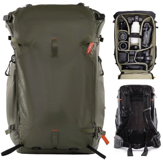 Main image of PGYTECH OnePro Focux Backpack 25L, Fits DSLR/SLR/Mirrorless Cameras/Lenses and Other Gear, Lightweight Outdoor Hiking Bag for Photography, Travel Bag with Laptop Compartment, Green