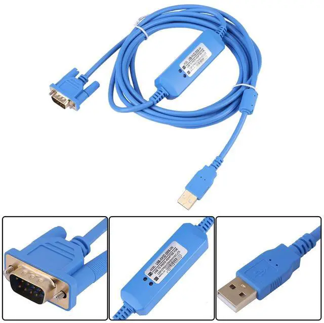 Alt view image 4 of 5 - Walfront 3 Meter USB PLC Programming Cable for CQM1H/CPM2C Series
