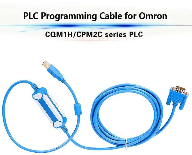 Alt view image 5 of 5 - Walfront 3 Meter USB PLC Programming Cable for CQM1H/CPM2C Series