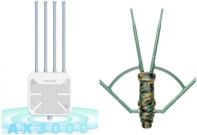 Main image of WAVLINK AX3000 WiFi 6 Outdoor Repeater with AC1200 Outdoor WiFi Extender