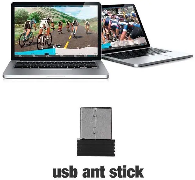 Alt view image 5 of 5 - USB ANT+ Stick Dongle Adapter Wireless Receiver for Zwift, TheSufferfest, TrainerRoad, Rouvy to Upgrade Bike Trainer (with 3 Meters Extension Cable)
